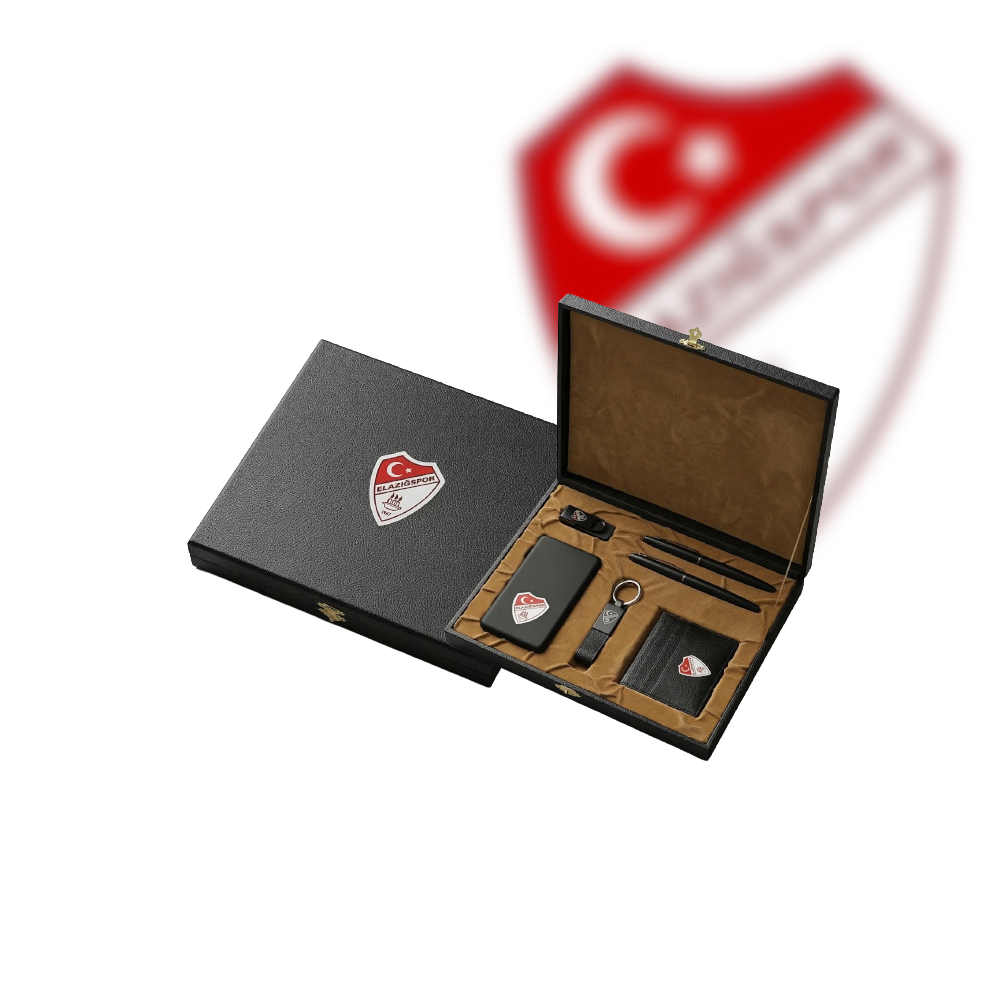 Elazığspor Lisanslı Kadife İç Tasarımlı VIP Hediye Seti
